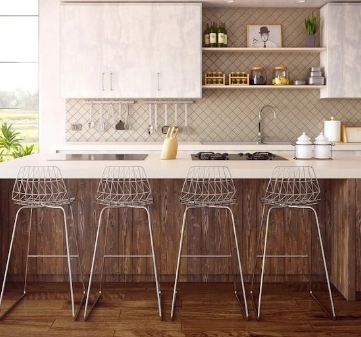 ventanas de aluminio en cocina en Móstoles instaladas por Aluminios Juma